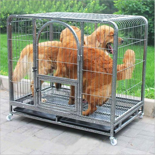 Dog Crate for Golden Retrievers and Small Breeds